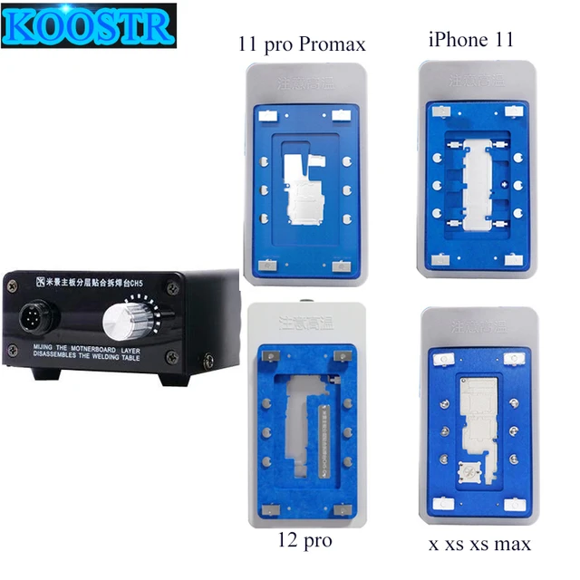Сварочная платформа MiJing CH5 для iPhone X/ XS/ XSMAX/11/11Pro/Pro Max многослойная база удаления