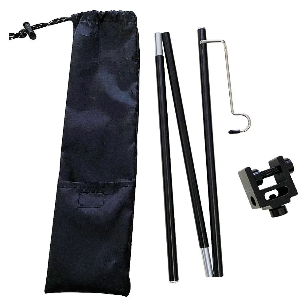 

1 Set of Mini Camping Table Holder Lamp Stand Outdoor Picnic Supply Random Color