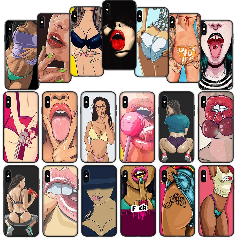 Горячая девушка секрет лето мягкий чехол для iPhone 12 11 Pro X XS XR Max|Бамперы| |