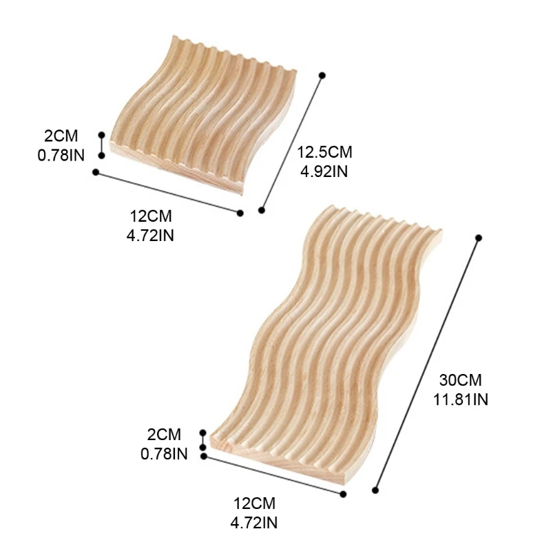 

Solid Wooden Water Ripple Board Chopping Block Dessert Trays Coffee Afternoon Supplier Dessert Plates Tables Decorations