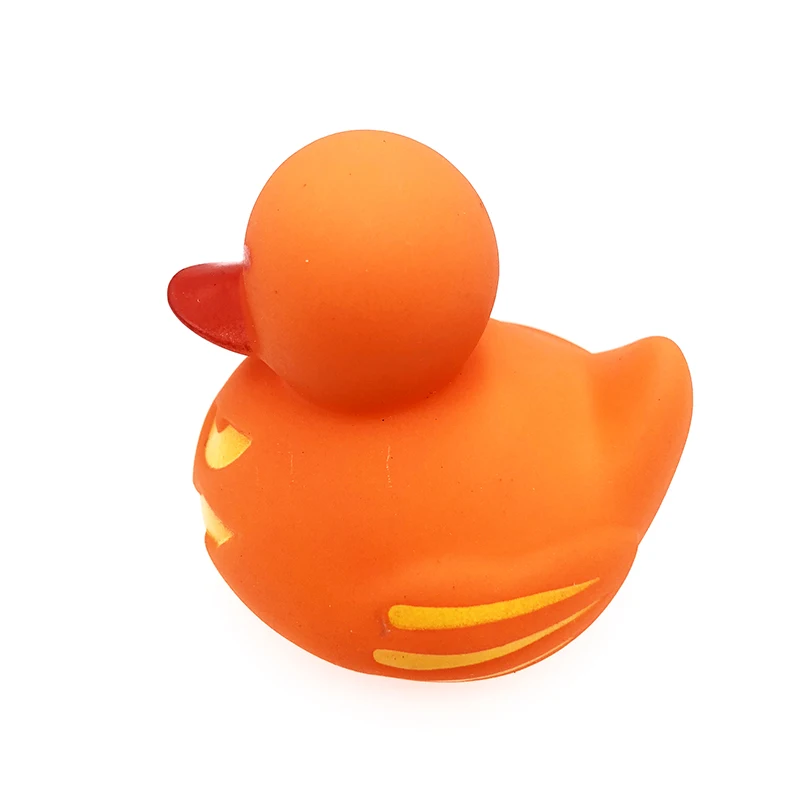 Детская водяная игрушка для ванны милый мини 5 см оранжевые утки на Хэллоуин Джек