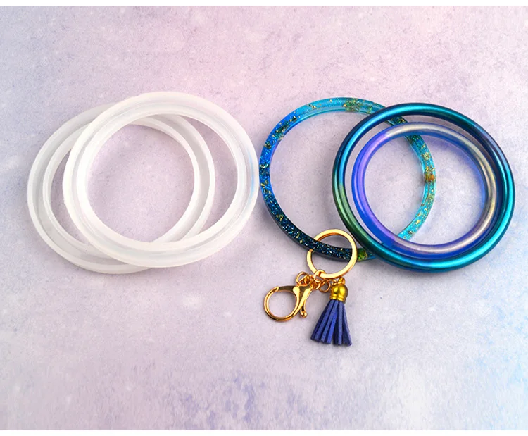 1 шт. Мягкая силиконовая Ювелирная Форма браслет из эпоксидной смолы брелок форма