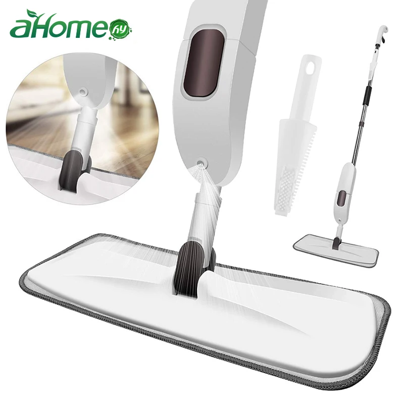 Швабра из микрофибры с распылителем воды 360 градусов|Швабры| |