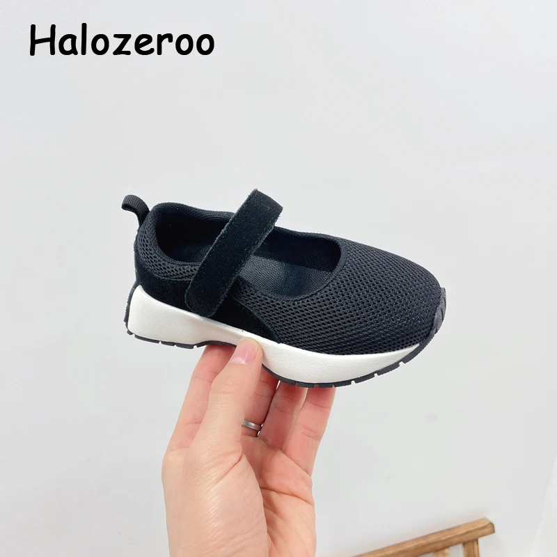 

2022 Spring Kids Sport Sneakers Baby Boys Brand Running Shoes Children Black Casual Sneakers Girls Mesh Chunky Sneakers Trainers