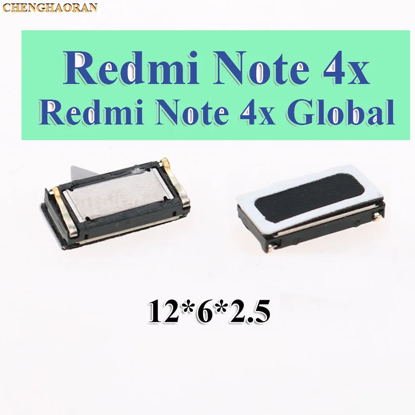 Redmi note 4X Global 2 шт. наушники звук Топ Динамик приемник для Xiaomi Redmi 6 4 Pro 3 3X3 S S2 Note 7 6 5 2 3 Pro 4 4X 6A 5A - Color: Redmi note 4X Global