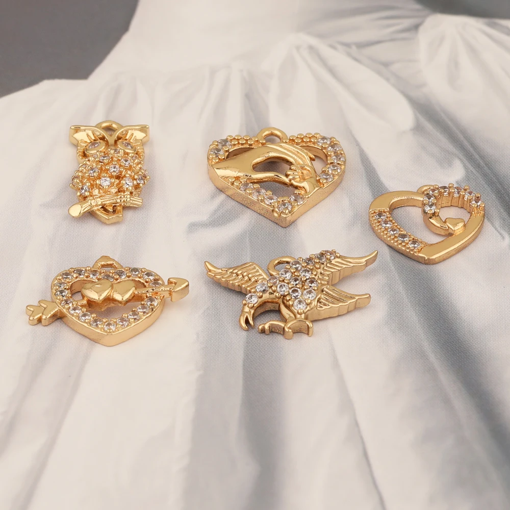 

HAOSAW 6Pcs Jewelry Accessories/Charms/Multi Designs/Hand Made/Choose/Pendants/DIY Making/Jewelry Findings & Components