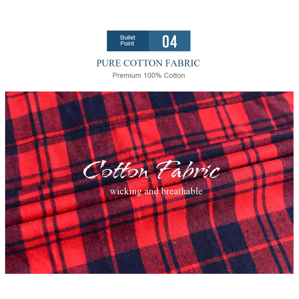 Рубашка Мужская Фланелевая в клетку 100% хлопок с длинным рукавом|Повседневные