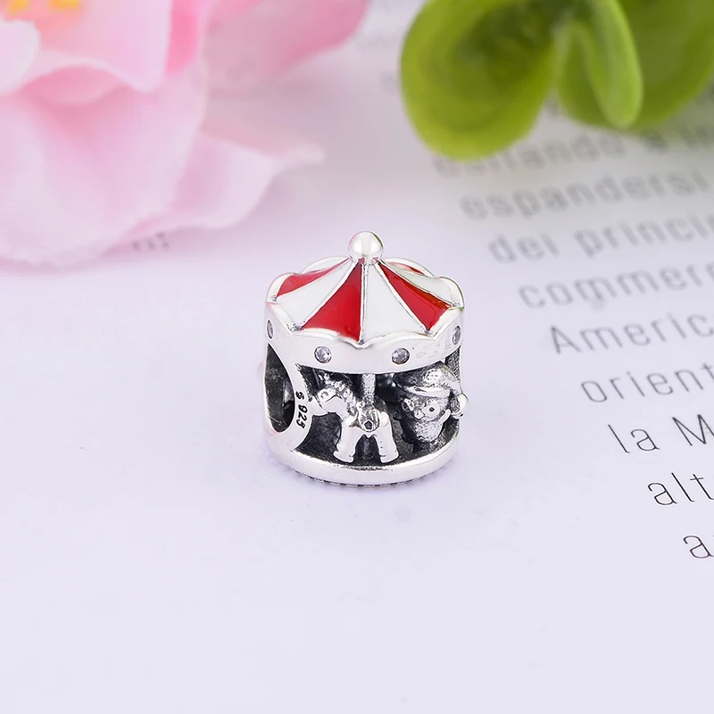 FD1267 Подходит к оригинальному браслету Pandora, 925 пробы, серебряный, для путешествий, кофейная чашка, машина, подвеска, для изготовления бусин, для детского путешествия, Berloque - Цвет: FD1267