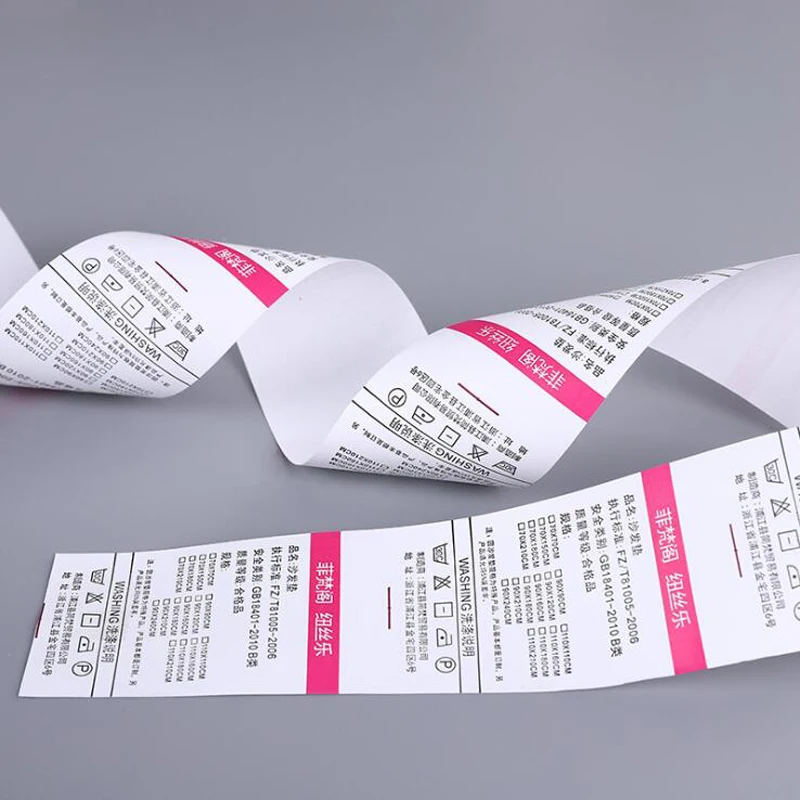 Etiqueta de lavado est&aacute;ndar para ropa, accesorio de textil de 4,5 cm hecho a medida, para lavar ropa-3