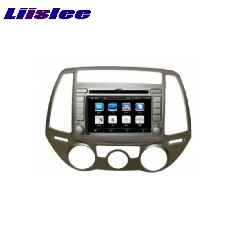 melhor Para HYUNDAI I20 2008 ~ 2014 LiisLee TV Multimídia Carro DVD GPS De Áudio Hi-Fi De Navegação NAVI Rádio Estéreo Estilo Original