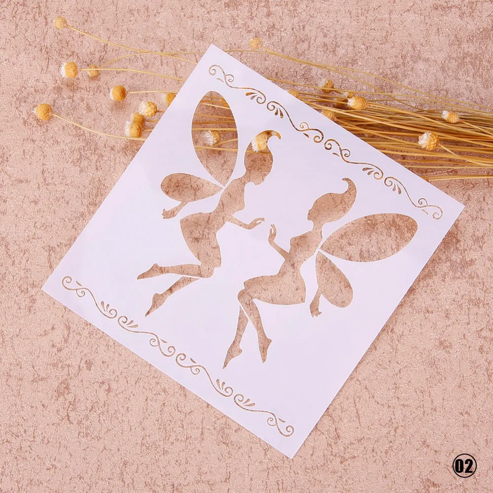 2 шт. DIY трафареты для картин штампованная скрапбукинга марки альбом декоративное