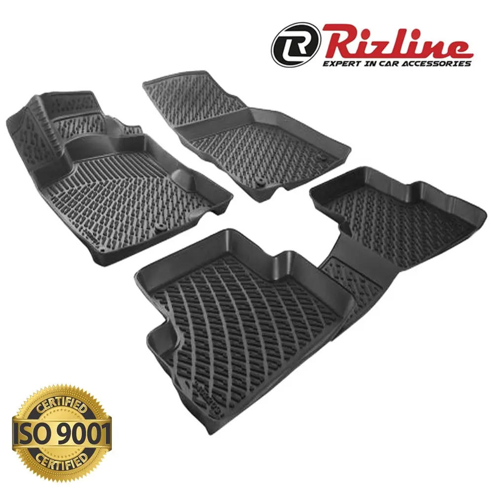 Автомобильный напольный коврик для Hyundai ioniq 5 (электрический) после 2021 3D черный
