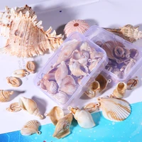 1 boxlot new plastic simulation conch shell diy bracelet necklace home decoration aquarium embellishment conch shell