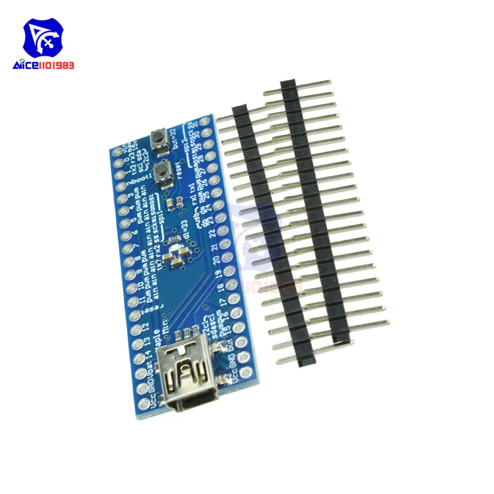 Diymore STM32F103CBT6 клен Мини рука STM32 Cortex M3 микроконтроллер Доска модуль для Arduino Mini USB|maple