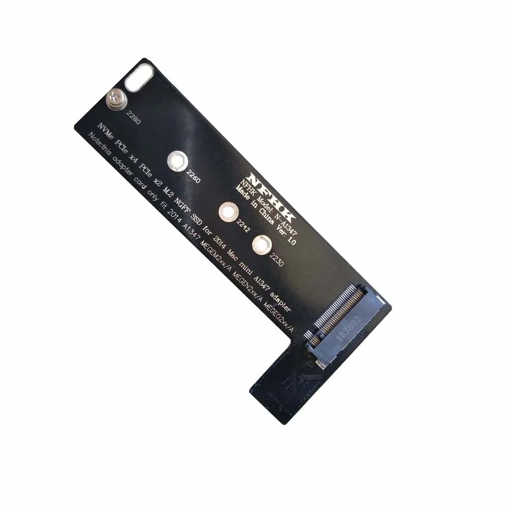 A1347 64 Гб 128 ГБ 256 512 1 ТБ NVMe M.2 NGFF PCIe SSD на позднюю Mac Mini MEGEN2 MEGEM2 MEGEQ2 адаптера конвертирующий адаптер