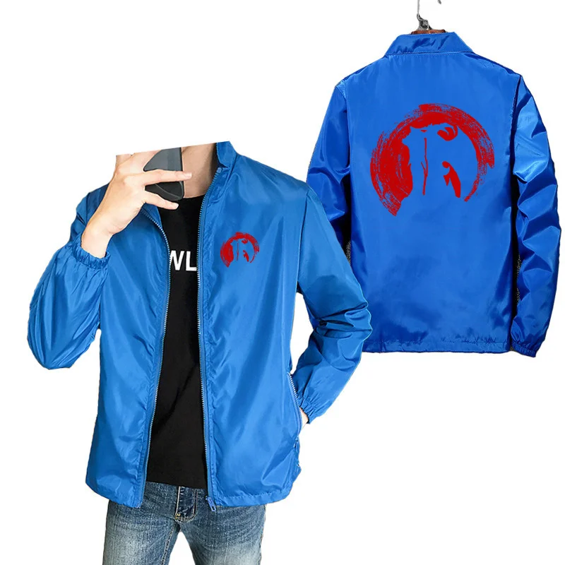 Мужская демисезонная ветровка с длинным рукавом в стиле Харадзюку | одежда