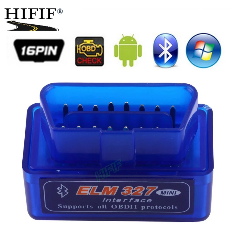 Автомобильный сканер ELM327 Mini ELM 327 V2.1 OBD2 с Bluetooth интерфейсом диагностический