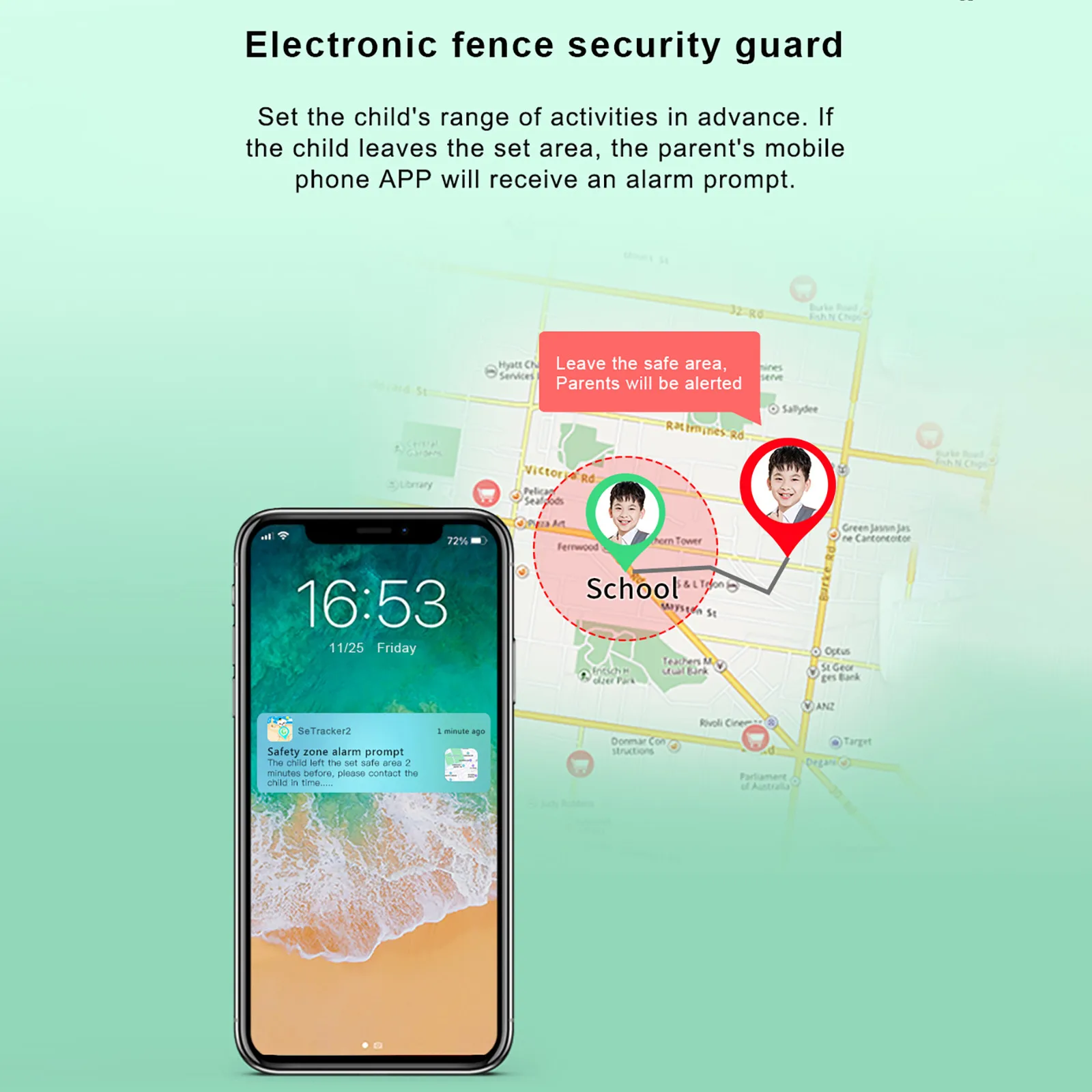 

T18 4G Children's Smart Call Phone Watch 1.44 Full Viewing Angle Display IP67 Waterproof Smartwatch Kids Gift For IOS Android#g3