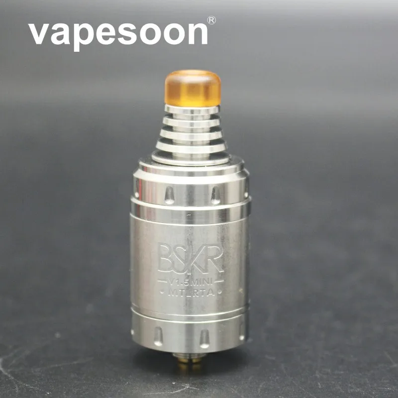 Vapesoon Berserker V1.5 MINI MTL RTA 22 мм версия слот поток воздуха упрощенный Топ заполняющий дизайн подходит 510 поток мод электронная сигарета 1 шт