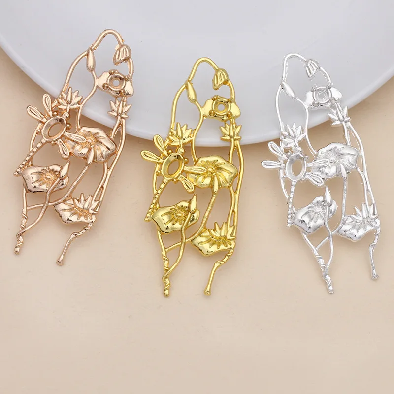 20 шт./лот 70 мм филигранный цветок из ротанга украшение ручной работы DIY ювелирные