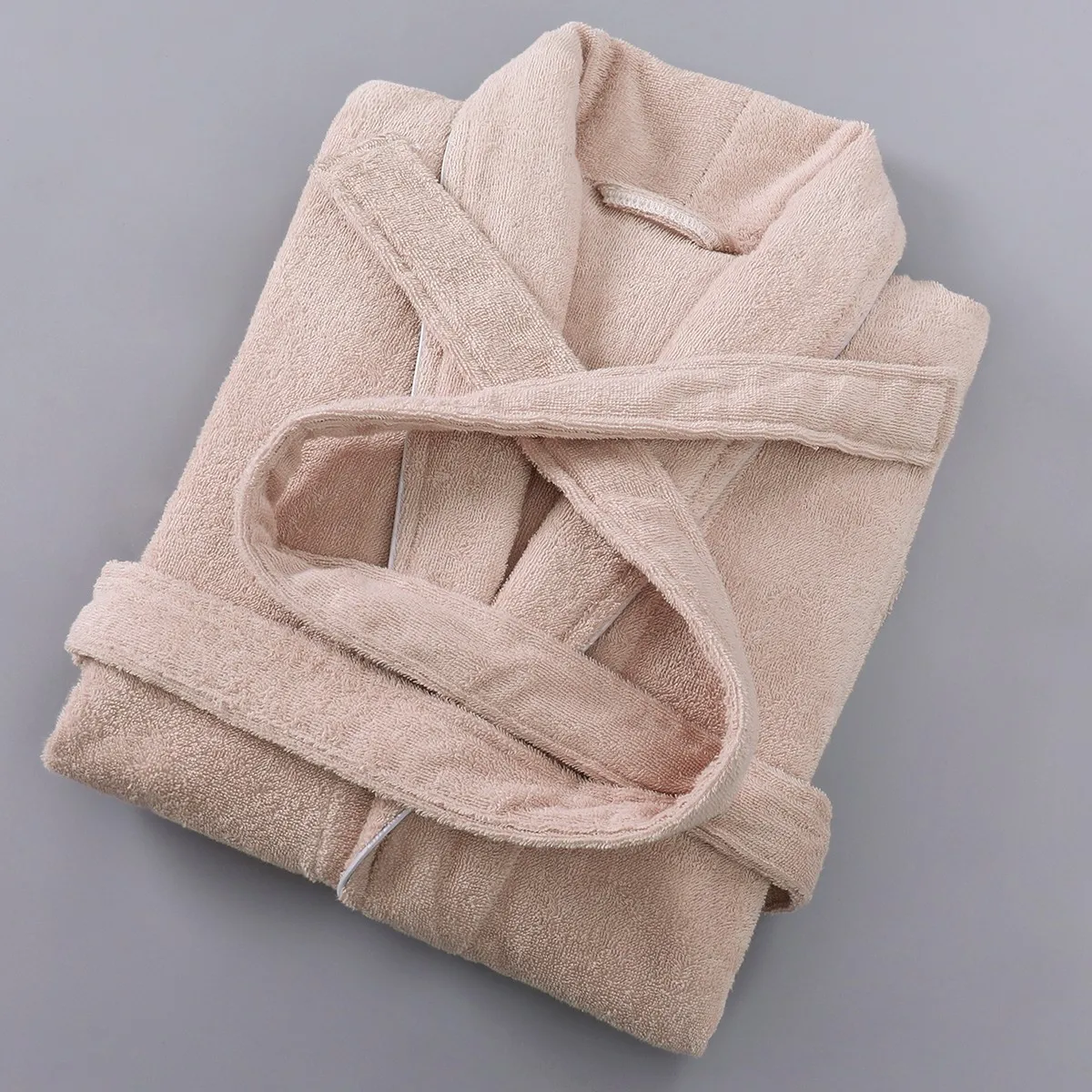 

Soft Towel Bathrobe Gown Couple Kimono Robe Cotton Autumn New Sleepwear Long Sleeve Casual Home Clothing Intimate Lingerie