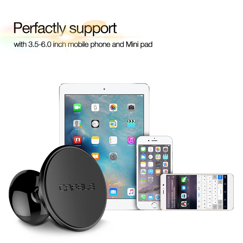 Cafele Universal Magnet Car Phone Holder for Phone in Car Paste 360 Rotation for iPhone Samsung huawei Xiaomi