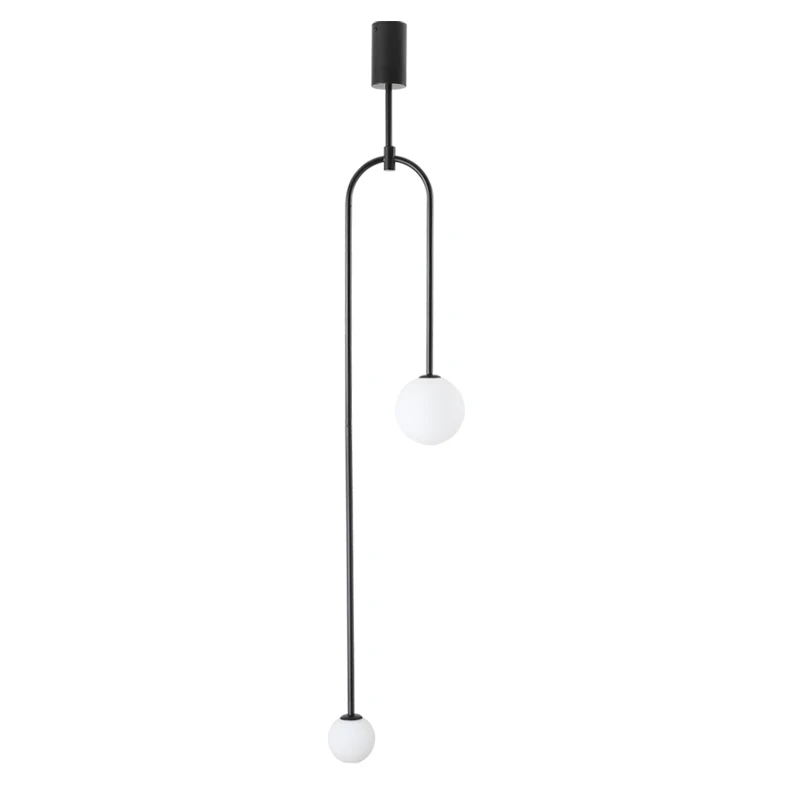 Nórdico moderno simple geométricos minimalistas línea lámparas de esquina de pared dormitorio candelabro de cabecera danés fishline oro chandelier