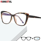 Женский анти-синий светильник, блокирующие очки, мужские TR90 CP трендовые булавки, кошачий глаз, оправа Очки для работы за компьютером, близорукость, дальнозоркость, очки для чтения 1,56