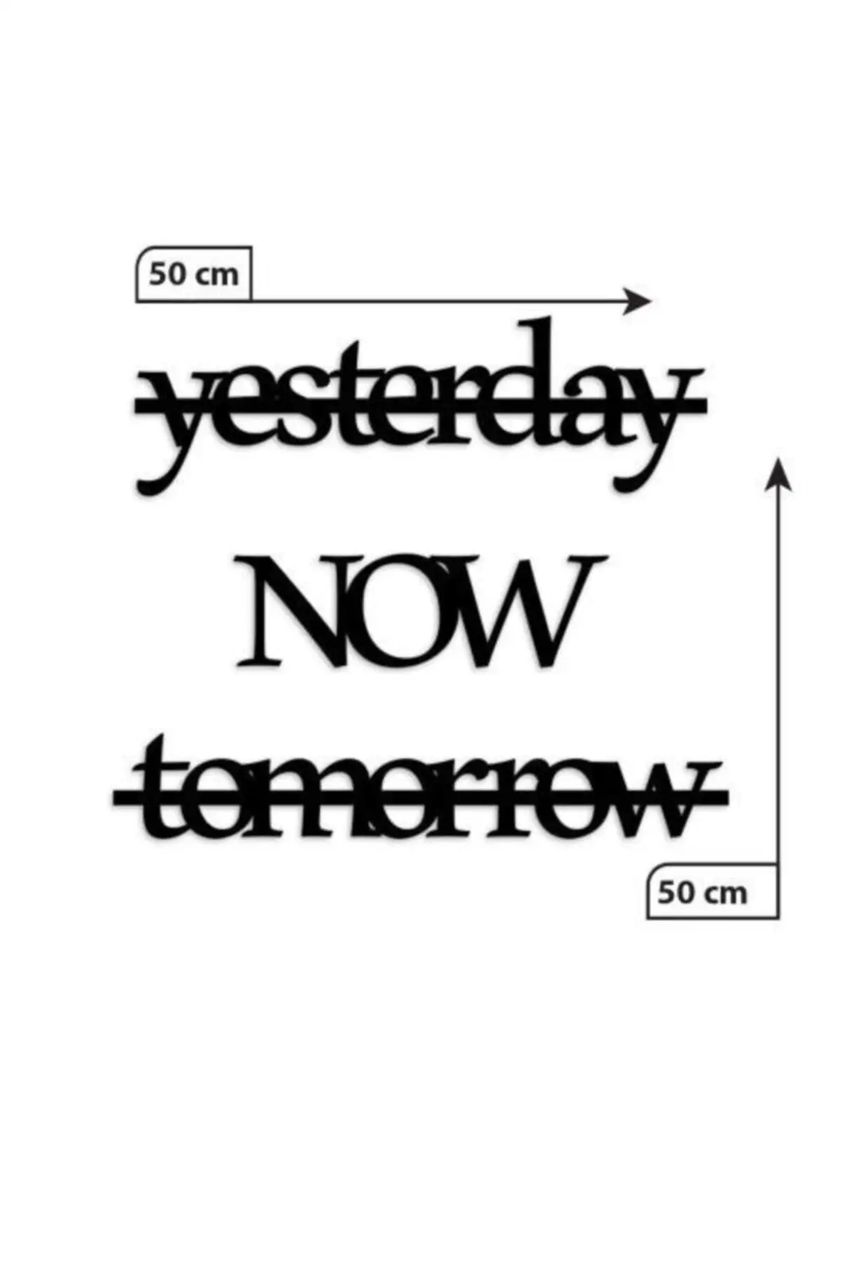 

Handmade Black English Time Letter Wooden Laser Cut Mdf Decorative Painting