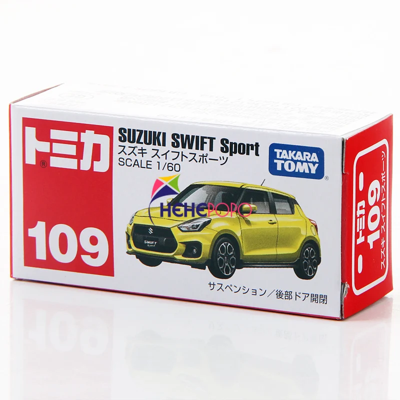 

101871 Tomica No. 109 Suzuki Swift Sport 1:60 Diecast Metal Car In Toy Vehicle Miniature Model Collection Gift for Baby