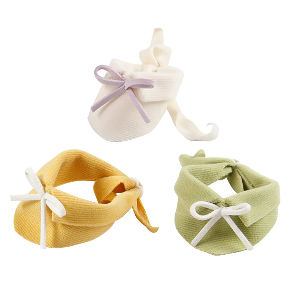 Слюнявчик для домашних животных 4 шт. шарф шеи с бантиком хомяка|Аксессуары собак|