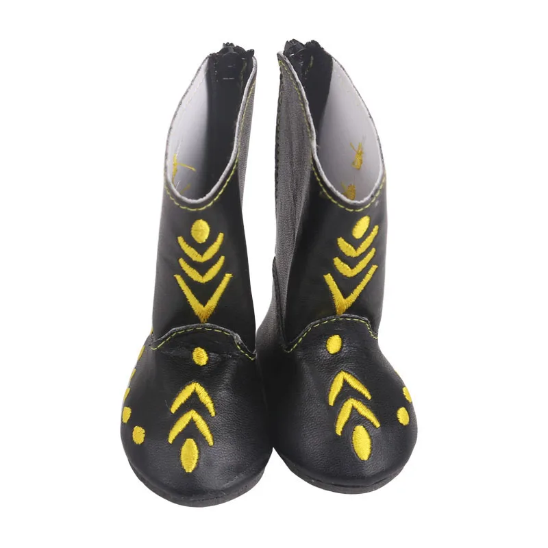 

43 Cm Boy American Dolls Princess Blue Dress Shoes Newborn Frost Boot Toys Accessories Fit 18 Inch Girls Doll Gift g242