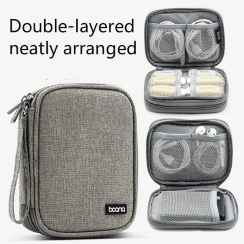 Универсальный дорожный органайзер для кабеля аксессуары электроники чехлы