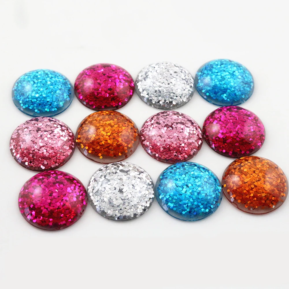 Новая мода 10 шт 25 мм яркие вафли смешанные цвета плоские задние Кабошоны Камея