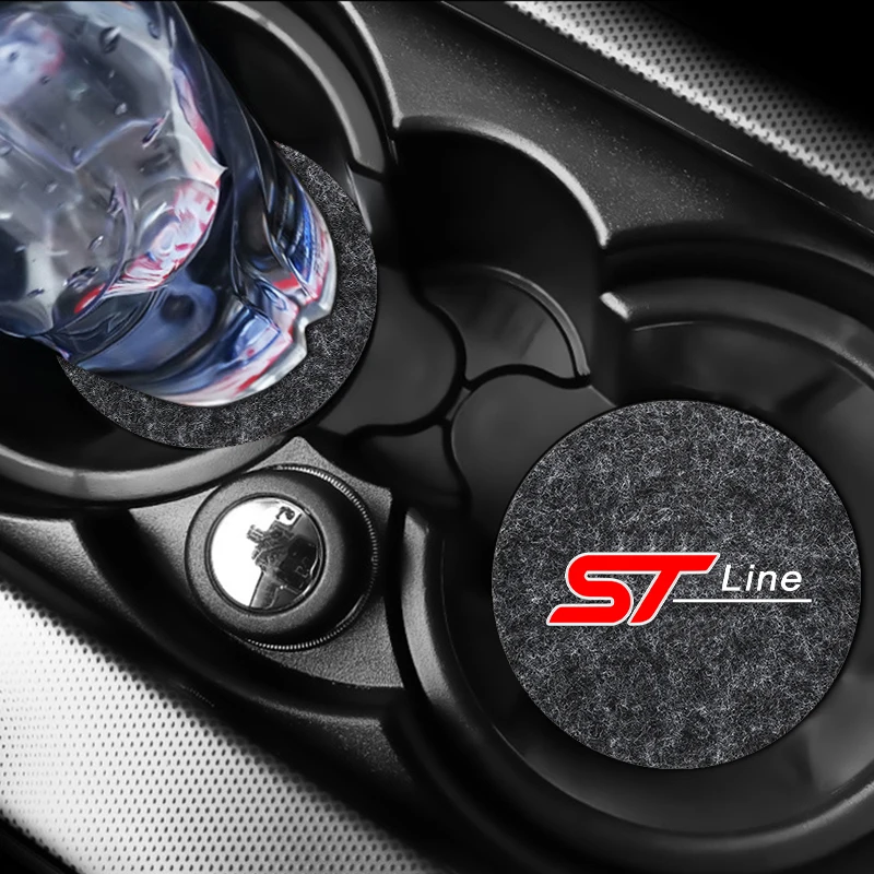 7 см нескользящий автомобильный коврик для чашки воды Ford focus 2 3 Fiesta EcoSport