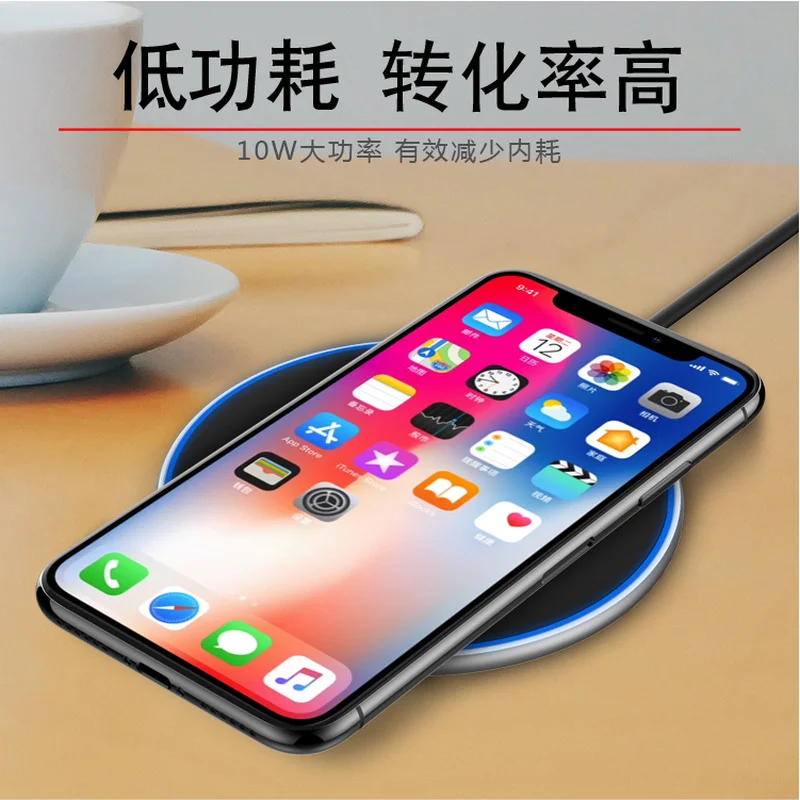 Зарядное устройство из сплава для Samsung Galaxy S9 S8 Plus Note 8 IPhone X | Мобильные телефоны и