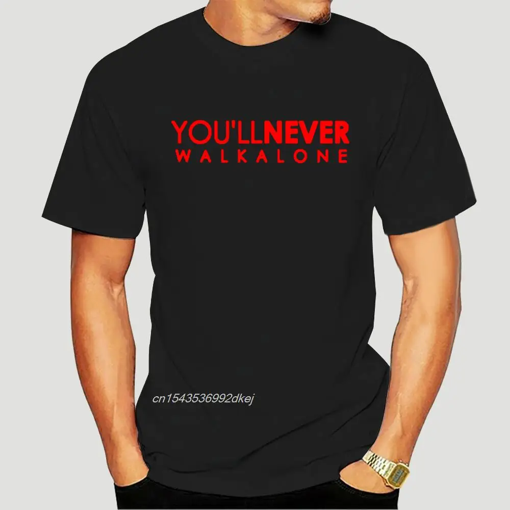 

You'll Never Walk Alone T-shirt Liverpool For Fans All Champions 2018 Fashion men's Brand Clothing Male S-3XL T Shirt 0505A