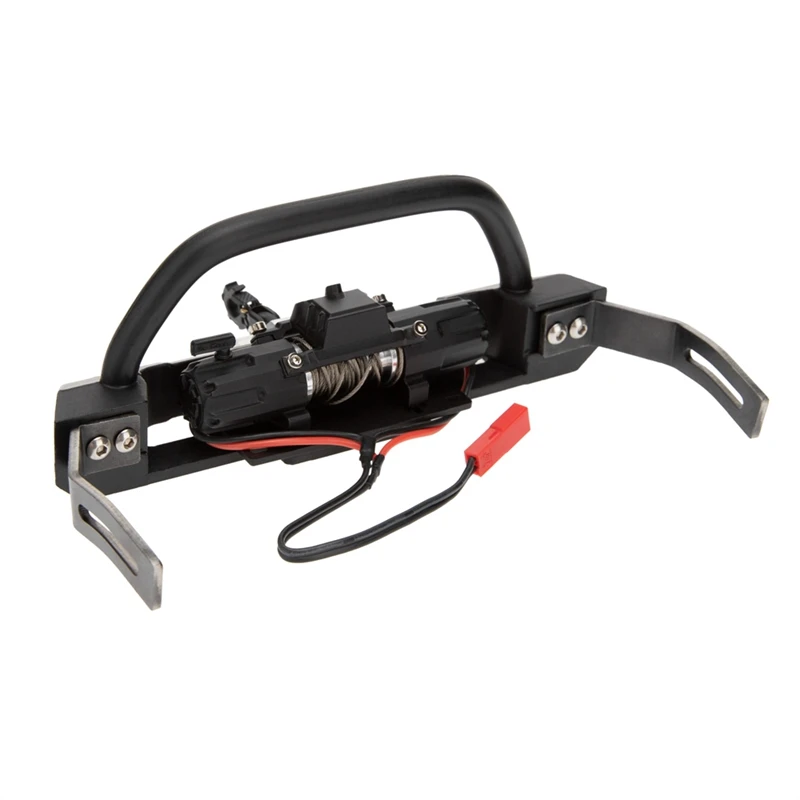 

Metal Bumper with Dual Motors Automatic Winch for 1/10 RC Crawler Axial SCX10 II 90046 Traxxas TRX4 Upgrade Parts