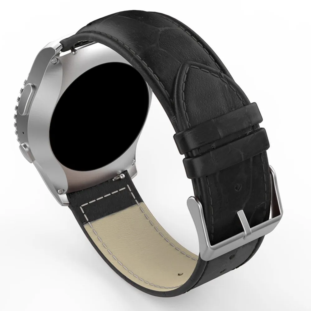 Мягкий силиконовый сменный спортивный ремешок для samsung Watch серии кожаный Galaxy gear S2