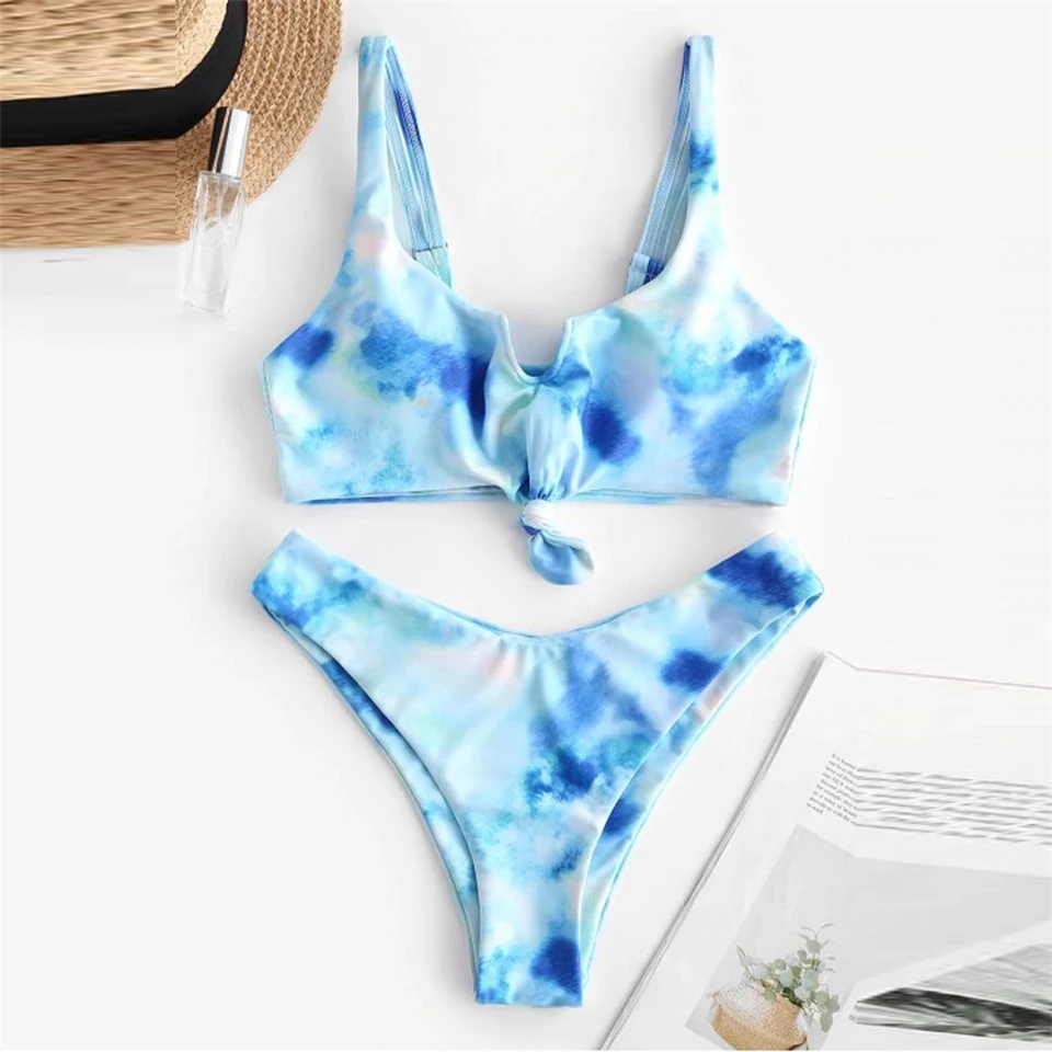 

Floral Swimwear High Waist Bikini Set Push Up Swimming Suit Women Swimsuits Sunbathing Sexy Bikini Women Maillot De Bain Femme