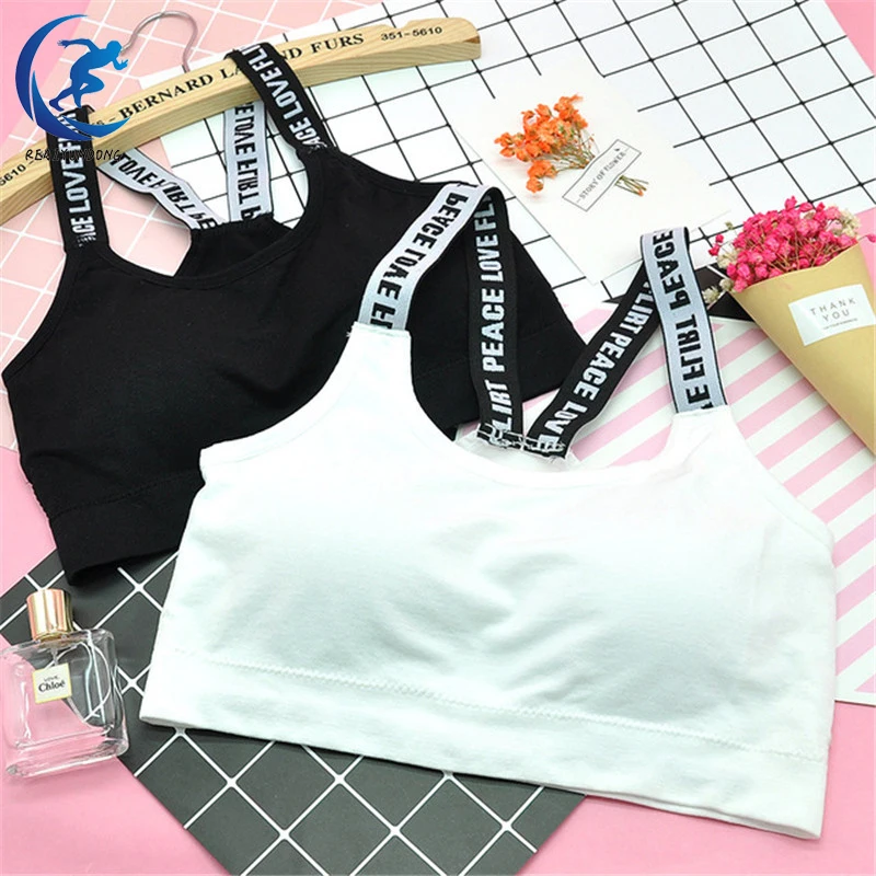 Спортивный бюстгальтер дышащий Топ женский для фитнеса бега майка с буквенным