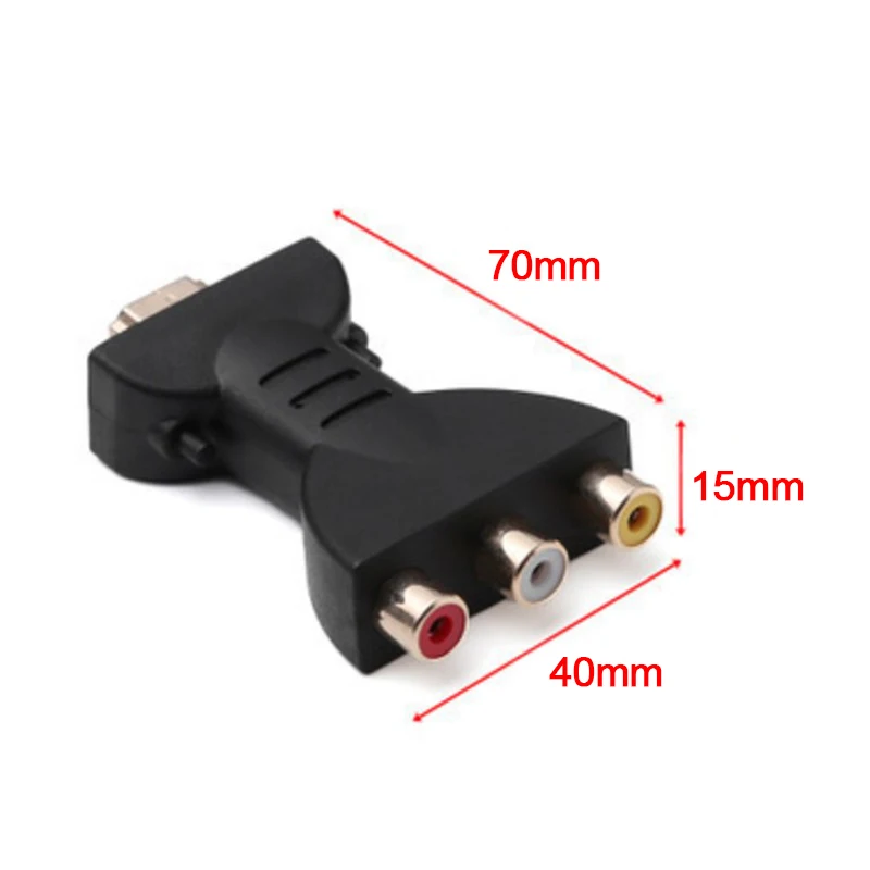 1 шт. гибкий портативный аудио-адаптер с HDMI на 3 RCA | Обустройство дома
