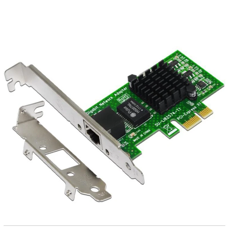 

For 82574L Chipset EXPI9301CT Gigabit Ethernet Desktop PCIE X1 Network Adapter 10/100/1000Mbps NIC for Computer