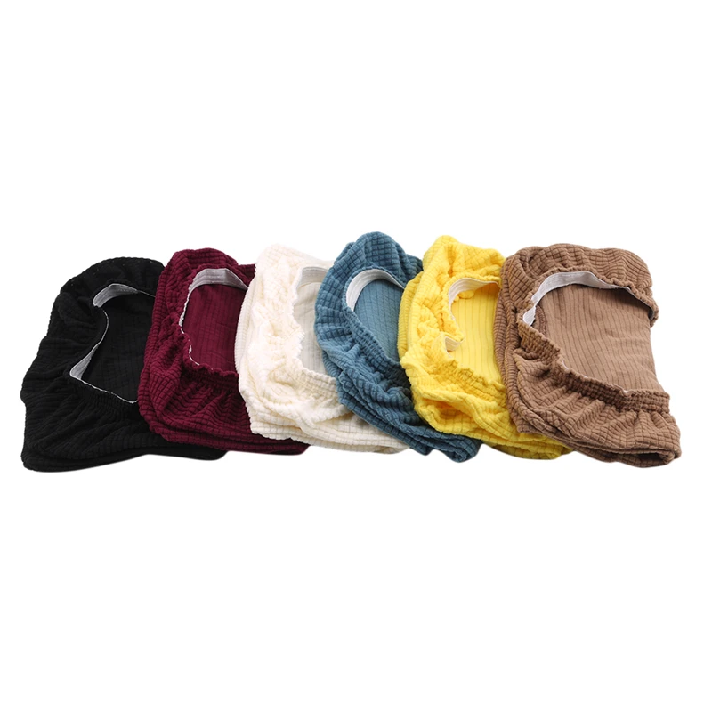 

Super Soft Polar Fleece Fabric Chair Cover Elastic Spandex Chair Covers For Dining Room/Kitchen Stretch Chair Cover With Back