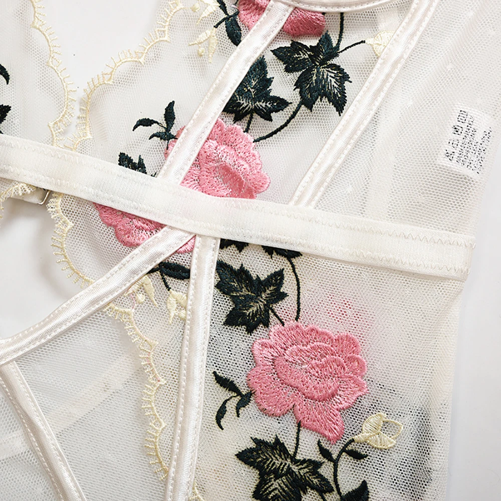 Модное женское Кружевное боди Echonight Сексуальное облегающая Ночная одежда