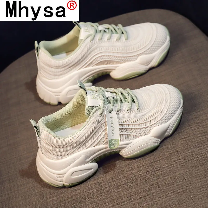 

2021 women's shoes women's sneakers fashion new platform shoes lace-up walking vulcanized shoes spring comfortable casual shoes