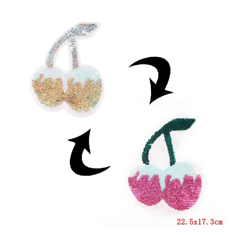 Двусторонняя аппликация Pulaqi с блестками нашивка в виде животного нашивки для