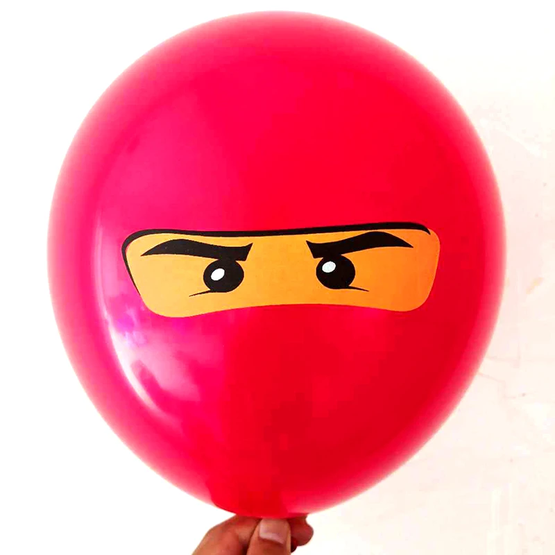 10 20 шт. латексные воздушные шары Ninjago для мальчиков 12 дюймов|Товары праздника| |