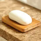 1 шт. бамбуковый поднос для мыла, деревянный поднос для хранения естественной посуды для ванной и душа, тарелка, инструмент для ванны