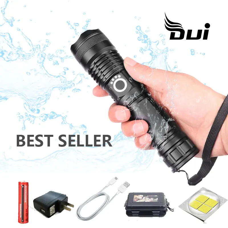 DUI Водонепроницаемый мини портативный фонарь рабочая Светодиодная лампа USB